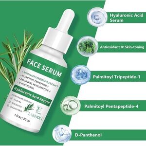 Pure 2% Hyaluronic Acid Serum with 4% Rosemary Verbena Extract 1fl.oz/30ml